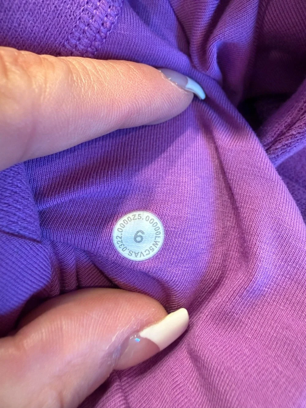 Lululemon Scuba High Rise Joggers MOONLIT MAGENTA SIZE 6